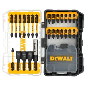 DEWALT DWANGFT26SET — Jogo de Parafusar Flextorq 26 PCS (14 Bits de 1": 1X PH1, 4X PH2, 1X SQ1, 1X SQ2, 1X SQ3, 1X SL8, 1X T20, 3X T25 e 1X T30; 8