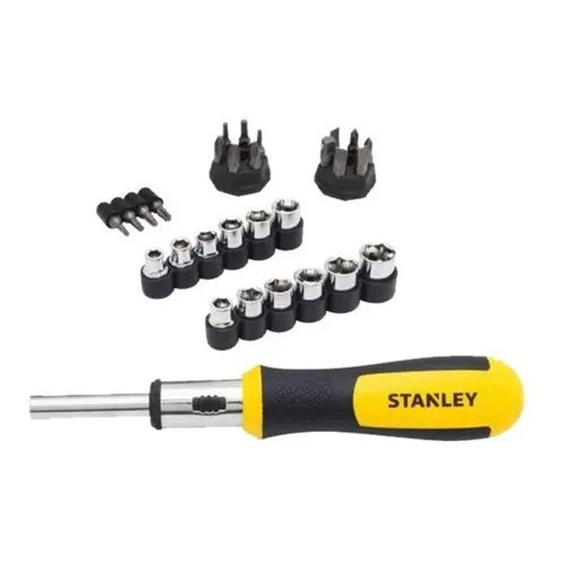 STANLEY STHT54925-840 — Chave Catraca 29PC Multi Bits/Soquetes