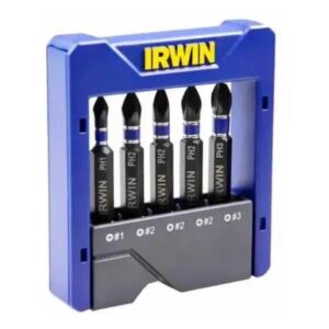 CJ Pwr Bit Impact IRWIN 5 Pçs PH Etj